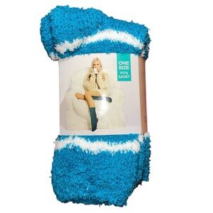 Fur Cozy Socks Blue 3 pack One Size